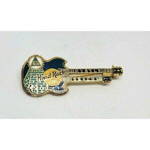 Myrtle Beach Hard Rock Café Guitar Pin Double Neck "Pyramid"  Collectible